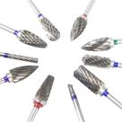 Conjunto de brocas de corte Airgoes em aço de carboneto de tungstênio HP, 10 unidades