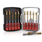 Conjunto de brocas de metal duro CATITO, 10 unidades com haste 1/4 de troca rápida