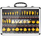 Conjunto de brocas de roteador BAIDETS 35 unidades de haste de 1/4 de polegada para marcenaria Conjunto de brocas de roteador BAIDETS 35 unidades de haste de 1/4 de polegada para marcenaria