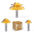 Conjunto de brocas de roteador Lock Miter Newdeli, haste de 45 graus e 1/2", 3 unidades