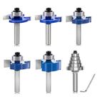Conjunto de brocas de roteador Rabbeting SICWOOD, 5 unidades, haste de 1/4 de polegada com 5 rolamentos