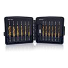Conjunto de brocas e torneiras DKIBBITH 6 peças SAE (6-32NC ~ 1/4-20NC) e 6 peças métricas (M3 ~ M10)