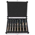 Conjunto de brocas EFFICIERE de 8 peças com haste reduzida de 1/2” M2 HSS