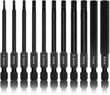 Conjunto de brocas Hex Allen Power NEIKO 01148A 11 peças de 1,5 a 8 mm