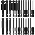 Conjunto de brocas Hex Head Allen Wrench LATTOOK 24 unidades com estojo