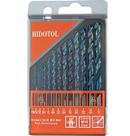 Conjunto de brocas HIDOTOL M35 HSS Twist Drill Bits 1,6-6,4 mm 13 unidades
