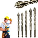 Conjunto de brocas HSS excêntrico de quatro canais para ladrilhos e concreto x5