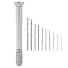 Conjunto de brocas manuais Walfront com 10 brocas helicoidais