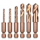 Conjunto de brocas Matework M35 Cobalt Stubby, 6 peças, hexagonal curto