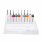 Conjunto de brocas Micro PCB, 10 peças de broca de gravação em aço de tungstênio