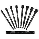Conjunto de brocas Nut Driver ARES 70640 com impacto magnético de 8 peças