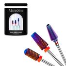 Conjunto de Brocas para Broca de Unhas MelodySusie 3 Peças em Carboneto de Tungstênio