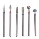 Conjunto de Brocas para Cutícula Russa MZCMSL com 6 Peças