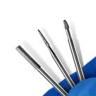Conjunto de Brocas para Cutículas CORFULRA 3 Peças em Carboneto de Tungstênio
