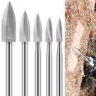 Conjunto de brocas para escultura em madeira FOTYBEI para ferramenta rotativa Dremel