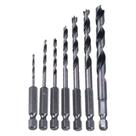 Conjunto de Brocas para Madeira 7 Peças 2-8mm D-62371 com Haste Sextavada Makita Conjunto de Brocas para Madeira 7 Peças 2-8mm D-62371 com Haste Sextavada Makita
