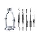 Conjunto De Brocas Para Madeira Com Furo Quadrado 6PCS 6.4/8/11/12.7/16mm Adaptador Cinzel Para Conjunto De Brocas Para Madeira Com Furo Quadrado 6PCS 6.4/8/11/12.7/16mm Adaptador Cinzel Para