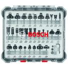 Conjunto de brocas para roteador de madeira BOSCH RBS030MBS de 30 peças com ponta de metal duro Conjunto de brocas para roteador de madeira BOSCH RBS030MBS de 30 peças com ponta de metal duro
