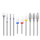 Conjunto de brocas para unhas Fantexy, 10 peças de cerâmica de carboneto de tungstênio