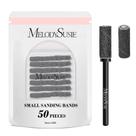 Conjunto de brocas para unhas MelodySusie 50 unidades com 180 grãos finos