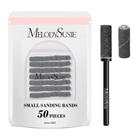 Conjunto de brocas para unhas MelodySusie 50 unidades com broca de mandril de 3,1 mm