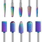 Conjunto de brocas para unhas MelodySusie de carboneto de tungstênio 10 unidades de 3,2 mm