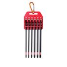 Conjunto de brocas Protorq Long Impact T15-T40 TORX de 6 peças com clipe