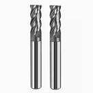 Conjunto de brocas quadradas de metal duro de 1/2”, 2 unidades para ligas de aço Conjunto de brocas quadradas de metal duro de 1/2”, 2 unidades para ligas de aço