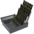 Conjunto de Brocas Qualtech 1-10mm HSS Comprimento Padrão 19 Peças