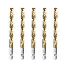 Conjunto de brocas SALI Cobalt, pacote com 5, 8 mm, haste hexagonal, aço HSS Conjunto de brocas SALI Cobalt, pacote com 5, 8 mm, haste hexagonal, aço HSS