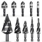 Conjunto de brocas THINKWORK Four Spiral Flute Step, 5 unidades com caixa
