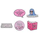 Conjunto de broches Creative Quote Funny Alloy Blouse Pins Conjunto de broches Creative Quote Funny Alloy Blouse Pins