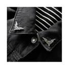 Conjunto De Broches De Lapela De Morcego Estilo Gótico Bruxo, Assustador De Halloween, Acessório De