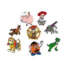 Conjunto De Broches De Metal Toy Story: Desenhos Animados Fofos Do Buzz Lightyear E Woody Cowboy - Conjunto De Broches De Metal Toy Story: Desenhos Animados Fofos Do Buzz Lightyear E Woody Cowboy -