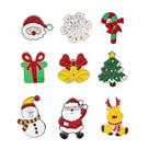 Conjunto de broches de Natal Alloy Snowman Reindeer Santa Conjunto de broches de Natal Alloy Snowman Reindeer Santa