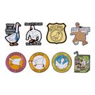 Conjunto de broches Funny Goose Cartoon Silly Goose Lapel