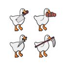 Conjunto de broches Funny Goose Mischievous Cartoon Duck Ename Conjunto de broches Funny Goose Mischievous Cartoon Duck Ename