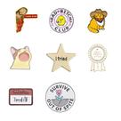 Conjunto de broches Funny Quote Creative Alloy Enamel Lapel x9 Conjunto de broches Funny Quote Creative Alloy Enamel Lapel x9