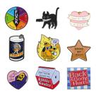 Conjunto de broches Funny Quote Creative Enamel Lapel Pin x9 Conjunto de broches Funny Quote Creative Enamel Lapel Pin x9