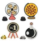 Conjunto de broches, medalha nº 1 do Creative Fan Globe, estilo retrô