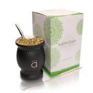 Conjunto de cabaça Yerba Mate Kalmateh Traditional com Bombilla Galactic