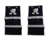 Conjunto de cabides de parede infantis de 2 ursos antigos e modernos de 3 bolsos Conjunto de cabides de parede infantis de 2 ursos antigos e modernos de 3 bolsos