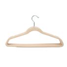 Conjunto de cabides de veludo bege 8pcs - Oikos