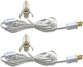 Conjunto de cabos de acessórios FUTIME com lâmpada LED de 6 pés para decoração