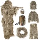 Conjunto de caça de camuflagem 3D Ghillie Suit SOROVEE 5 em 1
