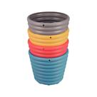 Conjunto de Cachepôs Vasos em Plástico Colorido 1,7L 4pçs - Tramontina
