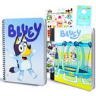 Conjunto de cadernos Bluey Journal Composition Adesivos para cadernos