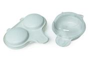 Conjunto de café da manhã Nordic Ware 3 em 1, 2 peças, branco