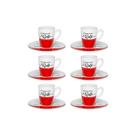Conjunto de Café Expresso Cafeína 75ml 12pçs - Oxford Conjunto de Café Expresso Cafeína 75ml 12pçs - Oxford