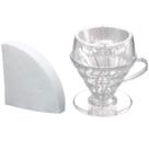 Conjunto de cafeteira HARIO V60 Drip-Assist tamanho 02 Clear